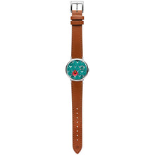 Load image into Gallery viewer, Asterisk x Charley Harper Coniferous Cardinal Jump Hour Automatic
