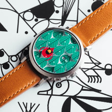 Load image into Gallery viewer, Asterisk x Charley Harper Coniferous Cardinal Jump Hour Automatic - Add-on