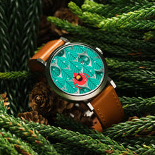 Load image into Gallery viewer, Asterisk x Charley Harper Coniferous Cardinal Jump Hour Automatic - Add-on