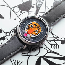 Load image into Gallery viewer, Asterisk x Charley Harper Cool Carnivore Jump Hour Automatic