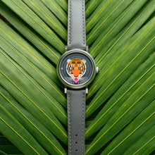 Load image into Gallery viewer, Asterisk x Charley Harper Cool Carnivore Jump Hour Automatic
