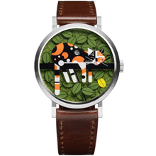 Load image into Gallery viewer, Asterisk x Charley Harper Limp on a Limb Jump Hour Automatic
