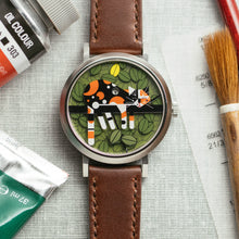 Load image into Gallery viewer, Asterisk x Charley Harper Limp on a Limb Jump Hour Automatic - Add-on