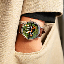 Load image into Gallery viewer, Asterisk x Charley Harper Limp on a Limb Jump Hour Automatic - Add-on
