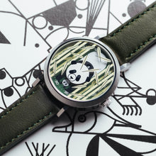 Load image into Gallery viewer, Asterisk x Charley Harper Panda Panda Jump Hour Automatic - Add-on