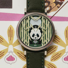 Load image into Gallery viewer, Asterisk x Charley Harper Panda Panda Jump Hour Automatic - Add-on