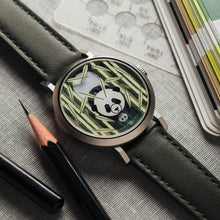 Load image into Gallery viewer, Asterisk x Charley Harper Panda Panda Jump Hour Automatic
