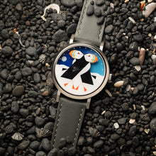 Load image into Gallery viewer, Asterisk x Charley Harper Puffins Passing Day &amp; Night - Add-on