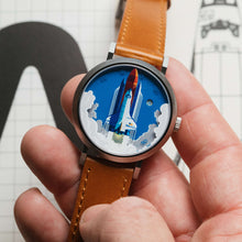Load image into Gallery viewer, Asterisk Space Shuttle Jump Hour Automatic