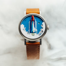 Load image into Gallery viewer, Asterisk Space Shuttle Jump Hour Automatic