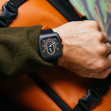 Load image into Gallery viewer, Xeric Retroscope Jump Hour Black Orange - Add-on