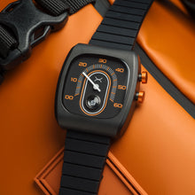 Load image into Gallery viewer, Xeric Retroscope Jump Hour Black Orange - Add-on