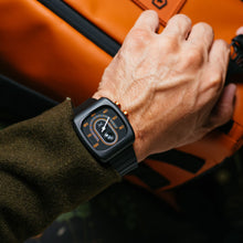 Load image into Gallery viewer, Xeric Retroscope Jump Hour Black Orange