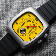 Load image into Gallery viewer, Xeric Retroscope Jump Hour Caution Yellow