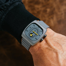 Load image into Gallery viewer, Xeric Retroscope Jump Hour Gray Yellow - Add-on