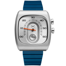 Load image into Gallery viewer, Xeric Retroscope Jump Hour Silver Blue