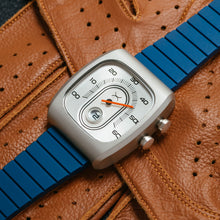Load image into Gallery viewer, Xeric Retroscope Jump Hour Silver Blue - Add-on