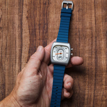 Load image into Gallery viewer, Xeric Retroscope Jump Hour Silver Blue