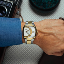 Load image into Gallery viewer, Timeline Retrograde Automatic Two-tone Gold Silver