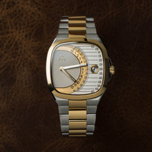 Load image into Gallery viewer, Timeline Retrograde Automatic Two-tone Gold Silver