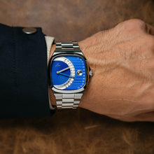 Load image into Gallery viewer, Timeline Retrograde Automatic Blue