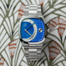 Load image into Gallery viewer, Timeline Retrograde Automatic Blue