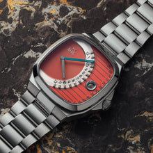 Load image into Gallery viewer, Timeline Retrograde Automatic Coral