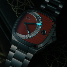 Load image into Gallery viewer, Timeline Retrograde Automatic Coral