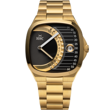 Load image into Gallery viewer, Timeline Retrograde Automatic Gold Black