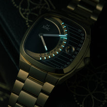 Load image into Gallery viewer, Timeline Retrograde Automatic Gold Black