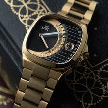 Load image into Gallery viewer, Timeline Retrograde Automatic Gold Black