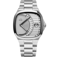 Load image into Gallery viewer, Timeline Retrograde Automatic All Silver