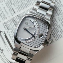 Load image into Gallery viewer, Timeline Retrograde Automatic All Silver