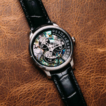 Load image into Gallery viewer, Triptych Automatic Wandering Hour Stone Edition Abalone
