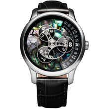 Load image into Gallery viewer, Triptych Automatic Wandering Hour Stone Edition Abalone
