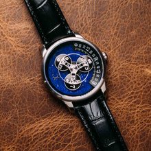 Load image into Gallery viewer, *Triptych Automatic Wandering Hour Stone Edition Lapis Lazuli