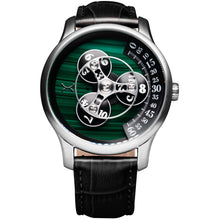 Load image into Gallery viewer, *Triptych Automatic Wandering Hour Stone Edition Malachite