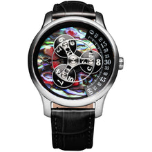 Load image into Gallery viewer, Triptych Automatic Wandering Hour Stone Edition Red Abalone