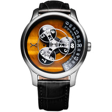 Load image into Gallery viewer, Triptych Automatic Wandering Hour Stone Edition Tigerseye
