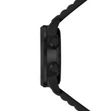 Load image into Gallery viewer, Xeric Vendetta II Automatic Wandering Hour Black Cyan Lume
