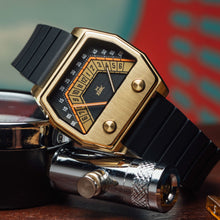 Load image into Gallery viewer, Xeric Volta Double Retrograde Gold Black