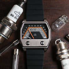 Load image into Gallery viewer, Xeric Volta Double Retrograde Gunmetal Orange