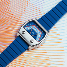 Load image into Gallery viewer, Xeric Volta Double Retrograde Silver Blue