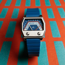 Load image into Gallery viewer, Xeric Volta Double Retrograde Silver Blue