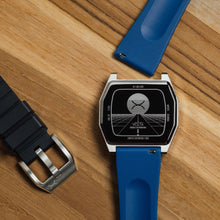 Load image into Gallery viewer, Xeric Volta Double Retrograde Silver Blue