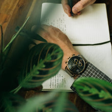 Load image into Gallery viewer, Halograph Chrono Sapphire Antique Brass
