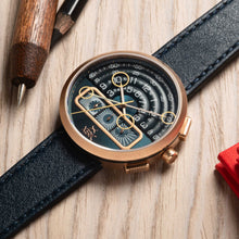 Load image into Gallery viewer, Halograph II Chrono Rose Gold Indigo