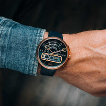 Load image into Gallery viewer, Halograph II Chrono Rose Gold Indigo