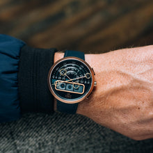 Load image into Gallery viewer, Halograph II Chrono Rose Gold Indigo