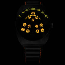 Load image into Gallery viewer, *Scrambler Automatic Wandering Hour Black Orange
